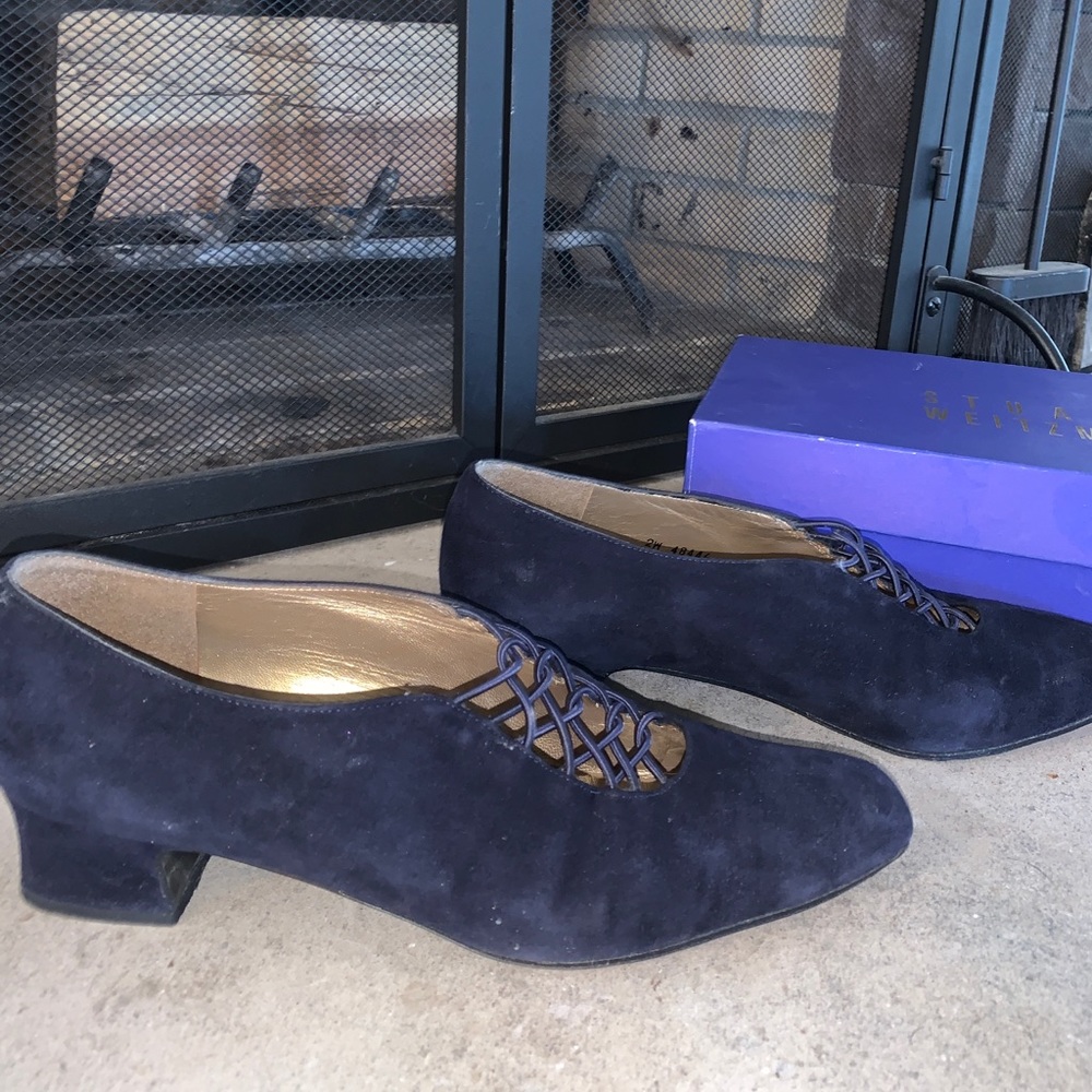 Navy Stuart Weitzman Heels